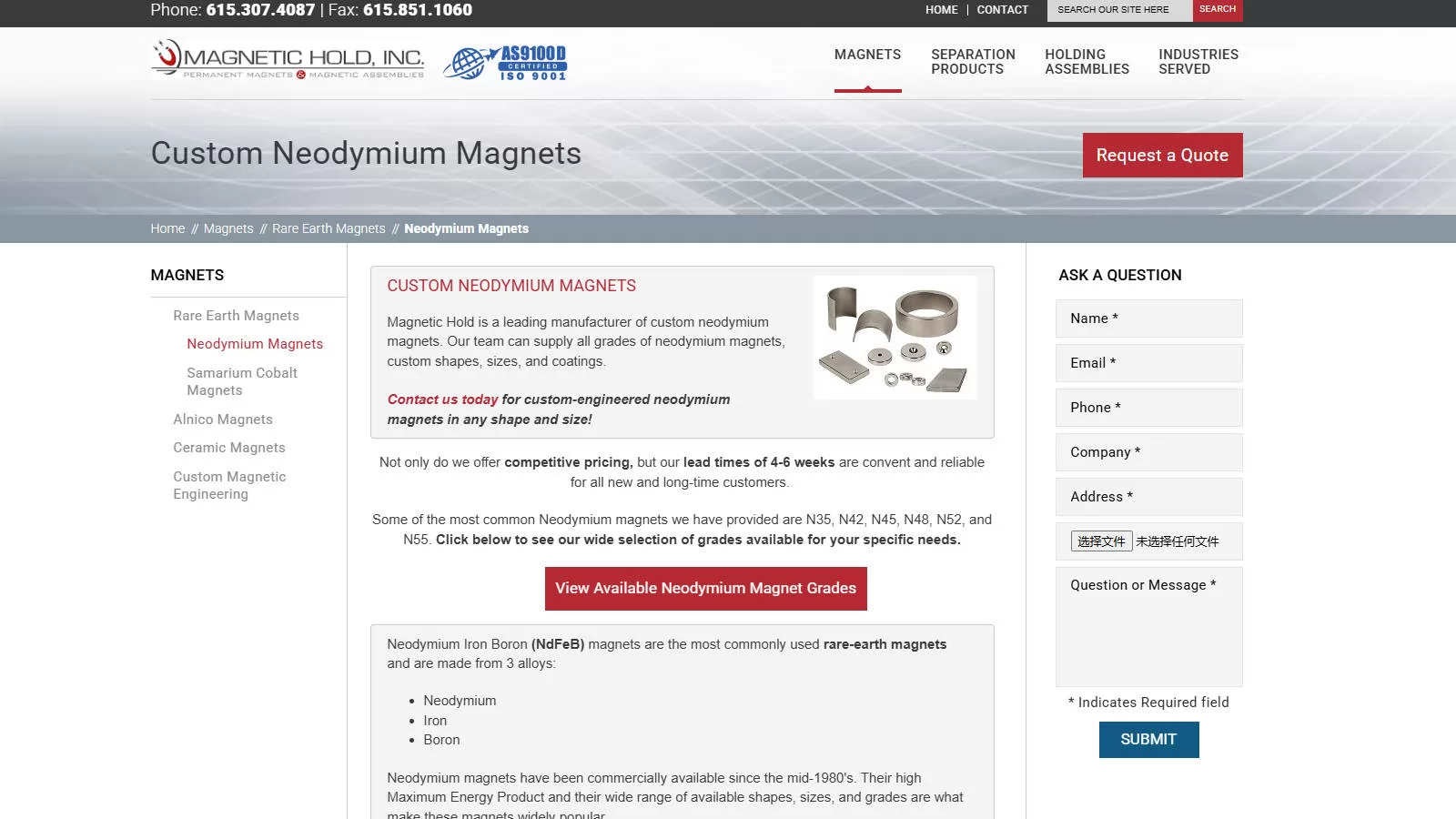 Magnetic Hold, Inc.